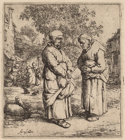 To sladder av Adriaen van Ostade