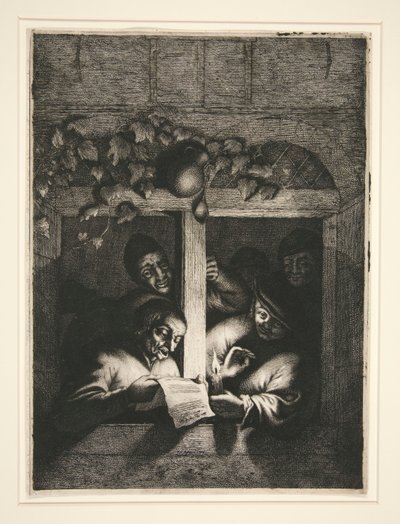 en. Skomakeren b. Singerne av Adriaen van Ostade
