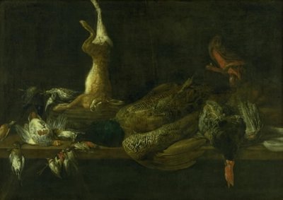 Stilleben med spill på et bord av Adriaen van Utrecht