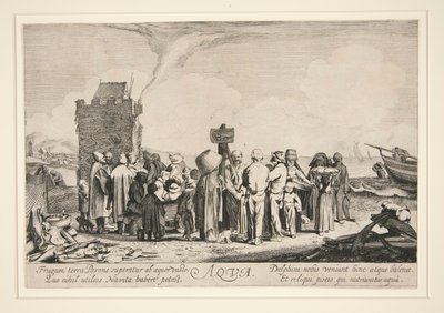 Aqua, fra settet til De fire elementene av Adriaen van de Velde