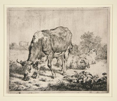 Biffpaien og de tre sauene av Adriaen van de Velde
