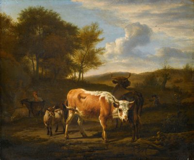 Fjelllandskap med kyr av Adriaen van de Velde