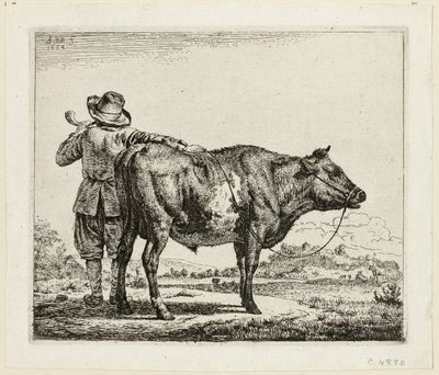 Kuherden og oksen av Adriaen van de Velde