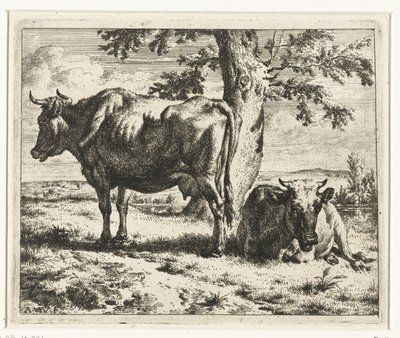 To kyr under et tre Kyr og sauer (serietittel) av Adriaen van de Velde