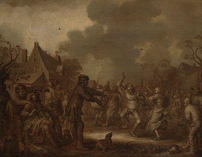 Bønder danser av Adriaen van de Venne
