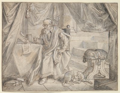 Studere til av Adriaen van de Venne
