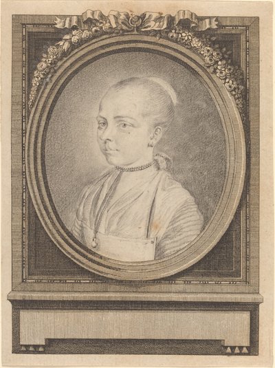 Portrett av en jente av Adrian Zingg