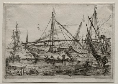 En middelhavshavn av Adrian van der Cabel