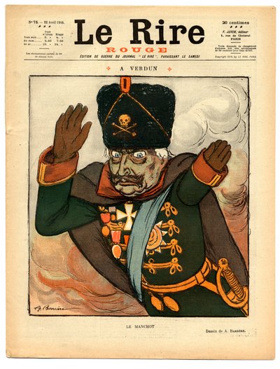 Cover av "" The Red Laughter", Satirical in Colors av Adrien Barrere