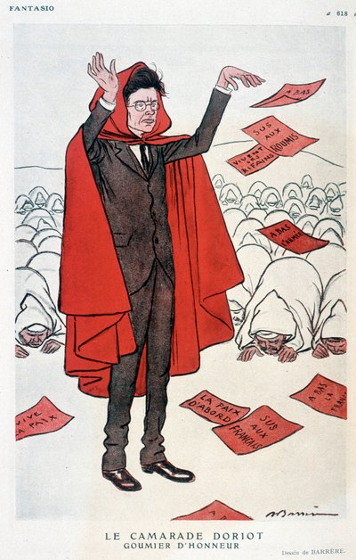 Kamerat Jacques Doriot, æres-goumier - av Barrère, i "" Fantasio"" av 07.07.1925 av Adrien Barrere