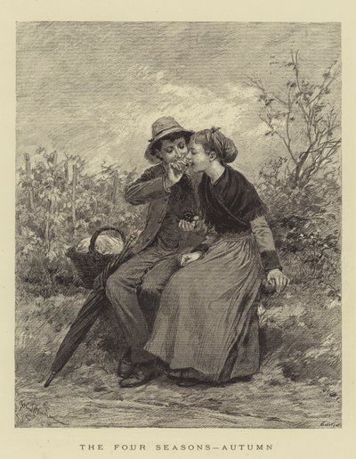 De fire årstider, høst av Adrien Emmanuel Marie