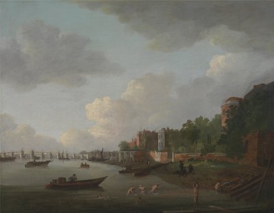 En imaginær utsikt over Westminster Bridge av Adrien Leprieur