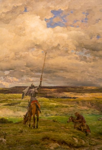 Don Quixote av den franske kunstneren Adrien Demont av Adrien Louis Demont