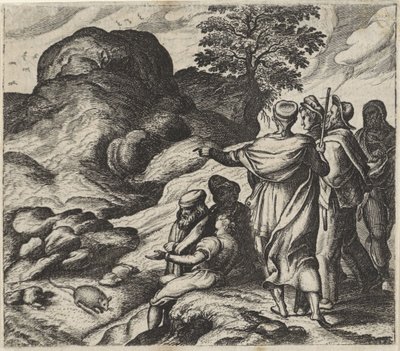 Fabel om Barring-fjellet av Egidius  Sadeler (II)
