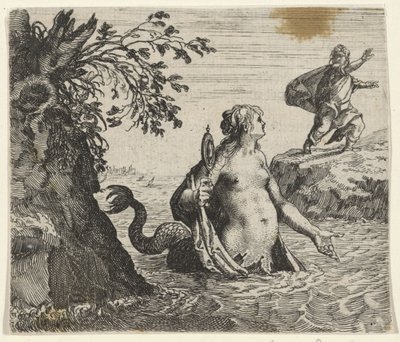 Havfruens fabel av Egidius  Sadeler (II)