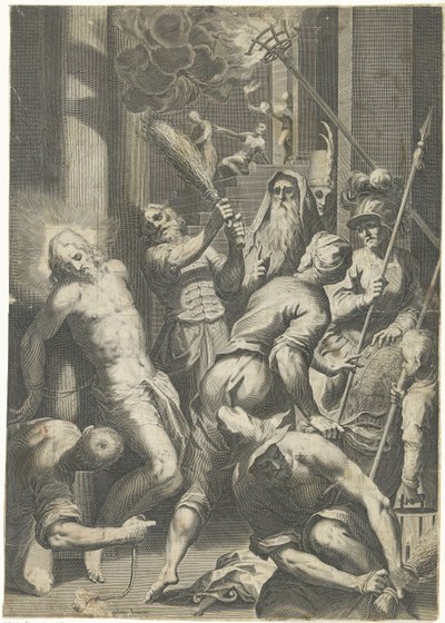 Kristi svøpe av Egidius  Sadeler (II)