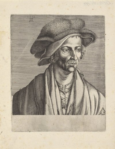 Portrett av Joachim Patinier av Egidius  Sadeler (II)