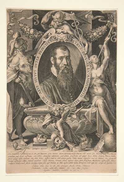 Portrett av Peter Brueghel den yngre av Aegidius Sadeler II