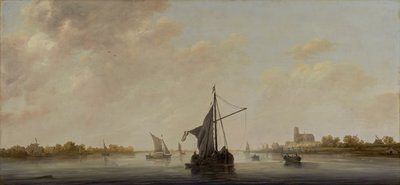 En utsikt over Maas i Dordrecht, ca. 1645-46 av Aelbert Cuyp