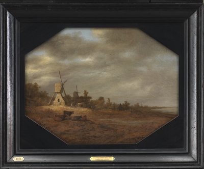 Landskap med vindmøller av Aelbert Cuyp