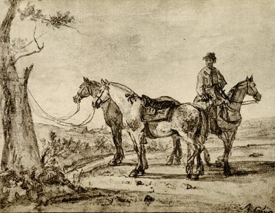 Tre hester av Aelbert Cuyp