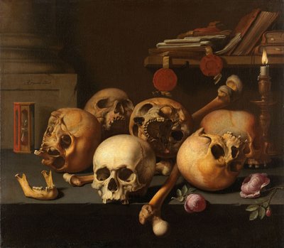 Vanits stilleben av Aelbert Jansz. van der Schoor