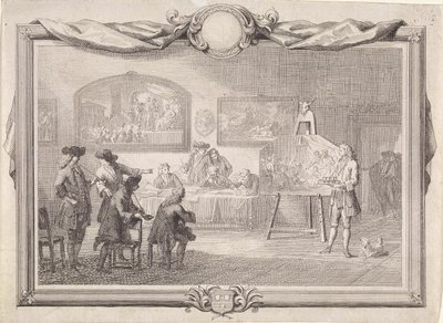 Guild of Saint Luke i Dordrecht, 1736 av Aert Schouman