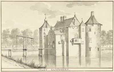 Slottet Gansoyen ved Drongelen 