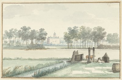 Ter Hooge slott på Walcheren av Aert Schouman