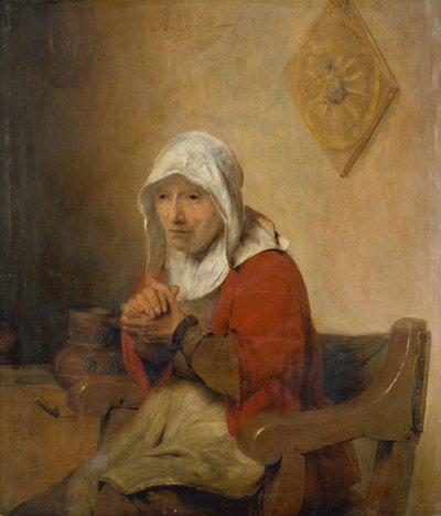 Grace Before Meat (olje på lerret) av Aernt de Gelder