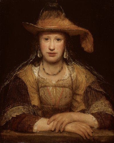 Portrait of a Young Woman, ca. 1690 (olje på lerret) av Aernt de Gelder