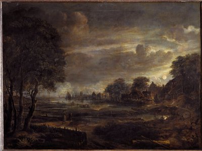 Landskap i måneskinn (maleri av Aert van der Neer