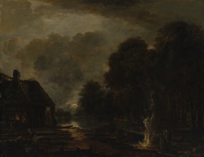 Hovslageren, tidlig eller midten av 1650-tallet. av Aert van der Neer