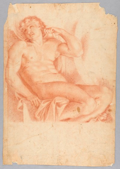 Slave fra Hero og Leander i Galleria Farnese, etter Annibale Carracci av After Annibale Carracci