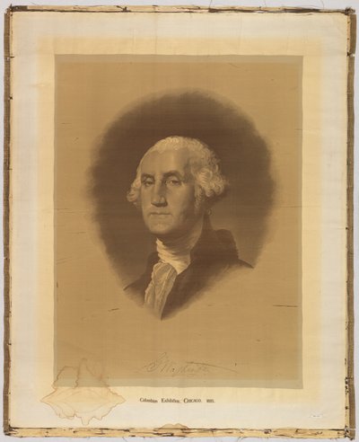 Vevd portrett av After Gilbert Stuart