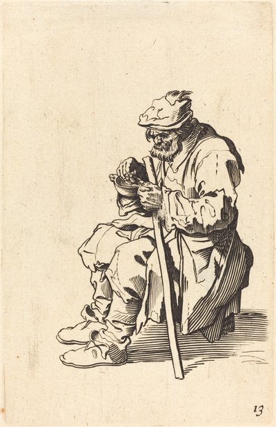 Tigger spiser av After Jacques Callot