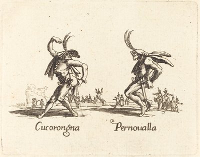 Cucorongna og Pernoualla av After Jacques Callot
