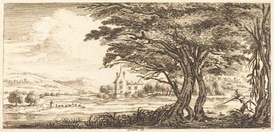 Landskap av After Jacques Callot
