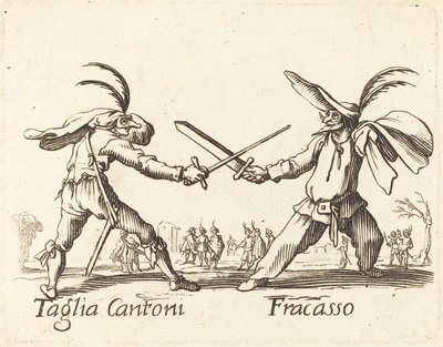 Taglia Cantoni og Fracasso av After Jacques Callot