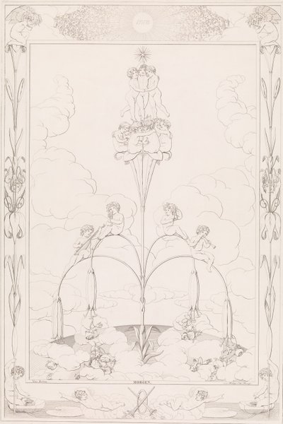 Morgen, fra serien The Times of the Day, 1807. av After Philipp Otto Runge