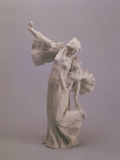 Danser, fra et bord i midten, Sevres, 1900 (kjeks) av Agathon Leonard