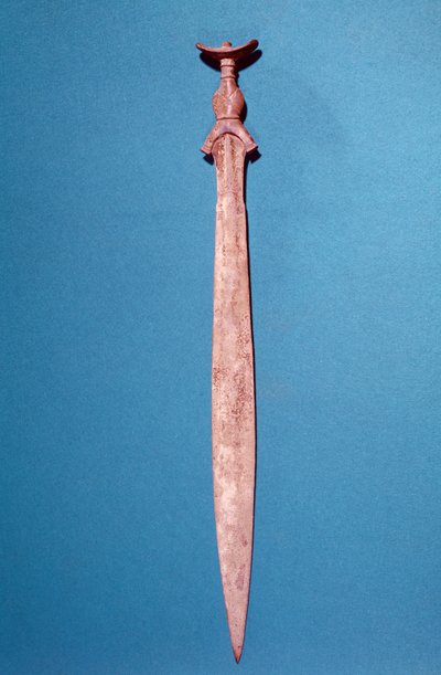 Sverd, funnet i Saone ved Neuville (bronse) av Age Bronze