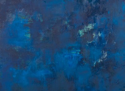 Universet, 2018 (olje på lerret) av Agnes Girardon