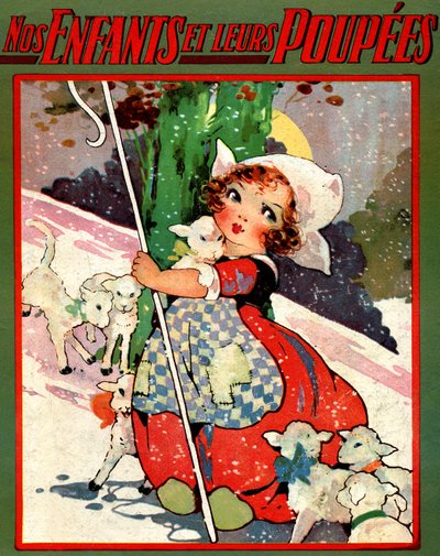 En liten gjeterinne, ca. 1920 (illustrasjon) av Agnes Richardson