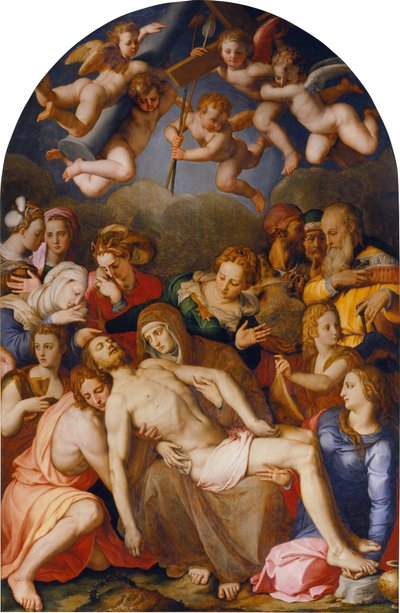 Avsetningen av Kristus av Agnolo Bronzino