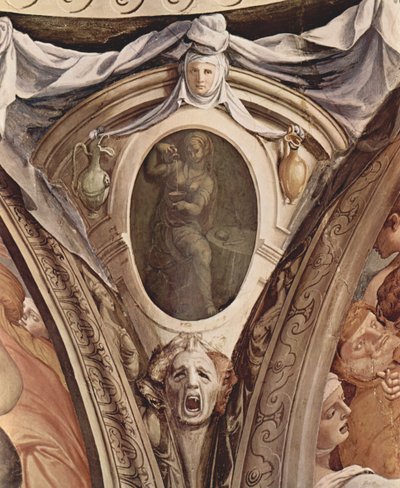 Allegorier av kardinaldydene. Fresker i kapellet til Eleonora Da Toledo av Agnolo Bronzino
