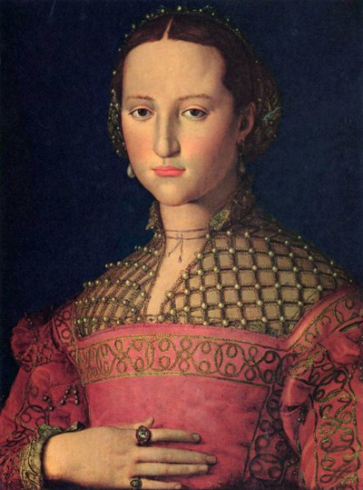 Portrett av Eleanor av Toledo 1522–1562, kone til storhertug Cosimo I de