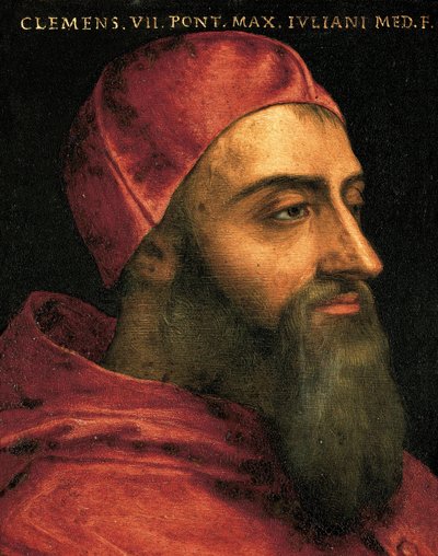 Portrett av pave Clement VII av Agnolo Bronzino