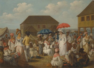 Linmarked, Dominica av Agostino Brunias