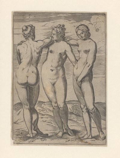 De tre nåder Lascivie (serietittel) av Agostino Carracci